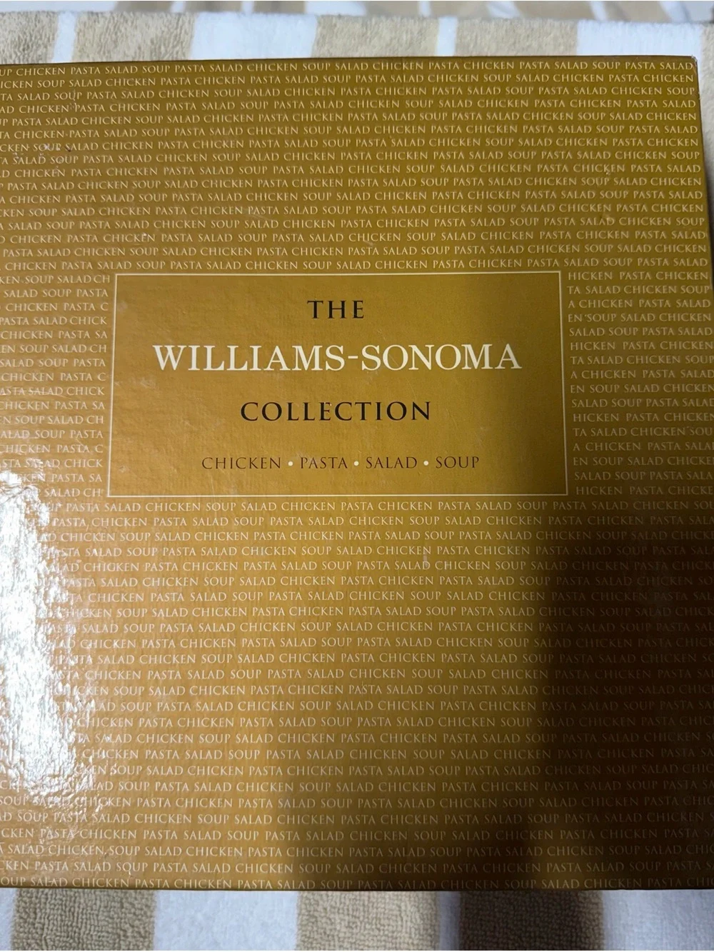 Williams Sonoma Brown Cookbook Set - Soup, Salad, Chicken, Pasta